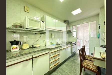 Cozinha de apartamento à venda com 3 quartos, 70m² em Funcionários, Belo Horizonte