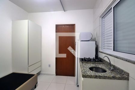 Cozinha de kitnet/studio para alugar com 1 quarto, 15m² em Vila Sao Pedro, Santo André