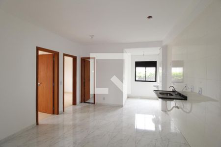 Sala/Cozinha e área de serviço de apartamento à venda com 2 quartos, 50m² em Vila Ré, São Paulo