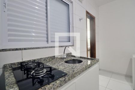 Cozinha de kitnet/studio para alugar com 1 quarto, 15m² em Vila Sao Pedro, Santo André