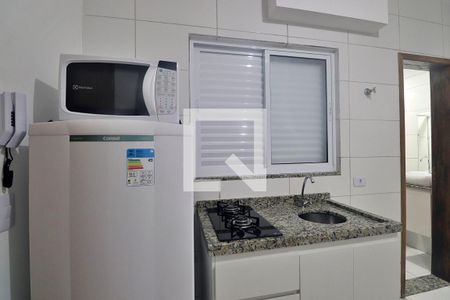 Cozinha de kitnet/studio para alugar com 1 quarto, 15m² em Vila Sao Pedro, Santo André