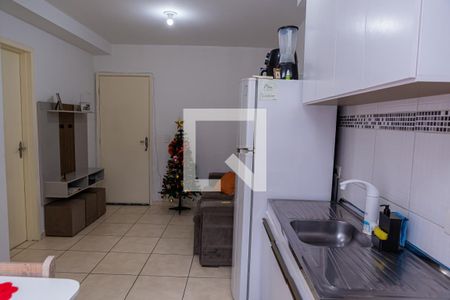 Sala Cozinha e Área de Serviço de apartamento à venda com 2 quartos, 45m² em Vila Nhocuné, São Paulo