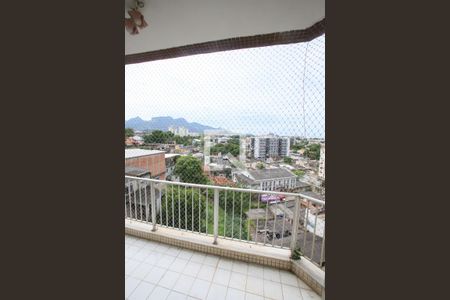 Varanda da Sala de apartamento para alugar com 3 quartos, 165m² em Taquara, Rio de Janeiro