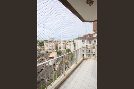 Varanda da Sala de apartamento à venda com 3 quartos, 165m² em Taquara, Rio de Janeiro