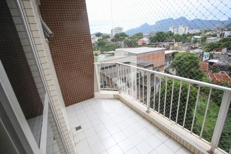 Varanda da Sala de apartamento à venda com 3 quartos, 165m² em Taquara, Rio de Janeiro