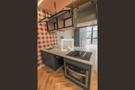 Apartamento à venda com 43m², 1 quarto e 1 vagaDetalhe da cozinha