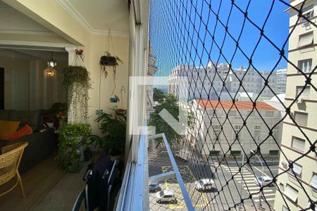 Vista - Sala de apartamento à venda com 4 quartos, 160m² em Copacabana, Rio de Janeiro