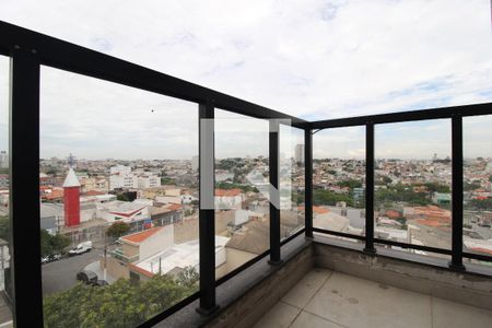 Varanda da Sala/cozinha de apartamento à venda com 2 quartos, 55m² em Vila Ré, São Paulo