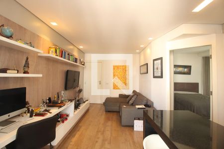 Sala de apartamento à venda com 1 quarto, 46m² em Lourdes, Belo Horizonte