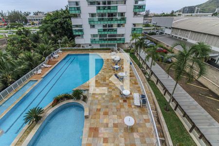 Varanda - Vista de apartamento à venda com 3 quartos, 83m² em Barra da Tijuca, Rio de Janeiro