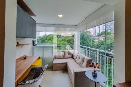 Studio para alugar com 34m², 1 quarto e sem vagastudio varanda