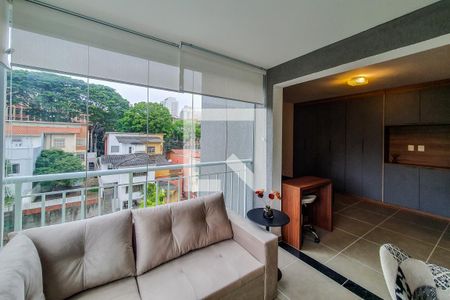 Studio para alugar com 34m², 1 quarto e sem vagavaranda