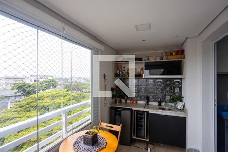 Varanda da Sala de apartamento à venda com 2 quartos, 65m² em Centro, Diadema