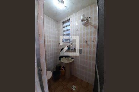 Banheiro de apartamento à venda com 1 quarto, 25m² em Gamboa, Rio de Janeiro