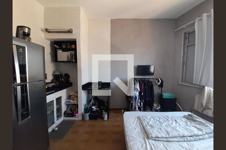 Quarto/sala de apartamento à venda com 1 quarto, 25m² em Gamboa, Rio de Janeiro