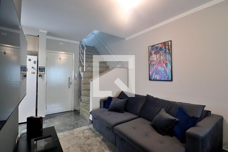 Sala de apartamento à venda com 3 quartos, 116m² em Bangú, Santo André