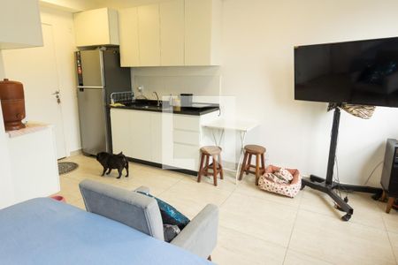 Sala/Quarto/Cozinha de kitnet/studio à venda com 1 quarto, 26m² em Pinheiros, São Paulo
