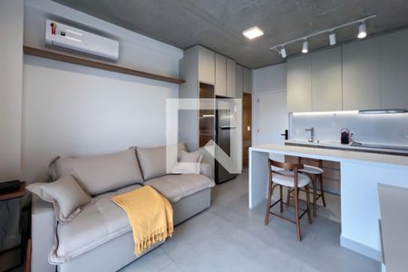 Sala de apartamento à venda com 1 quarto, 42m² em Vila Olímpia, São Paulo