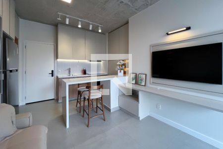 Sala de apartamento à venda com 1 quarto, 42m² em Vila Olímpia, São Paulo