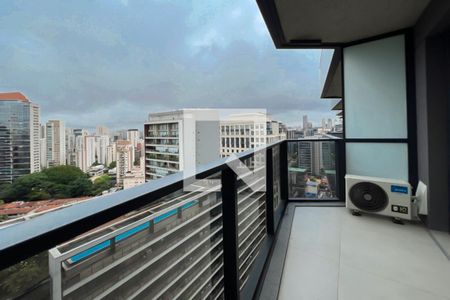 Varanda de apartamento à venda com 1 quarto, 42m² em Vila Olímpia, São Paulo
