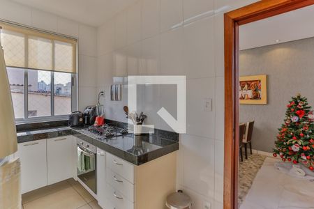 Cozinha de apartamento à venda com 4 quartos, 214m² em Alto Barroca, Belo Horizonte