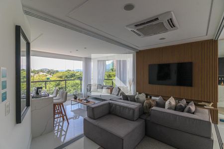 Sala de apartamento para alugar com 4 quartos, 147m² em Barra da Tijuca, Rio de Janeiro