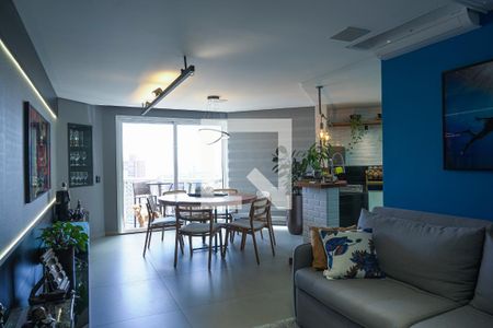 Sala de apartamento à venda com 1 quarto, 104m² em Jardim, Santo André