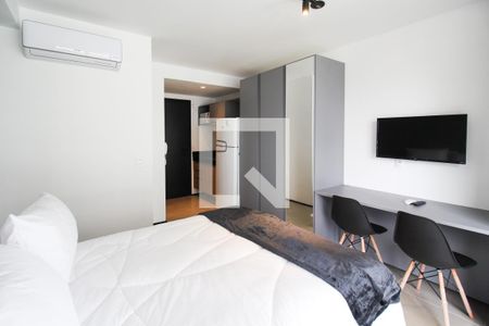 Quarto de apartamento à venda com 1 quarto, 22m² em Indianópolis, São Paulo