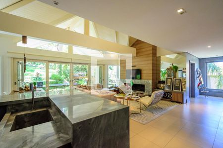 Sala de casa de condomínio à venda com 3 quartos, 280m² em Aberta dos Morros, Porto Alegre