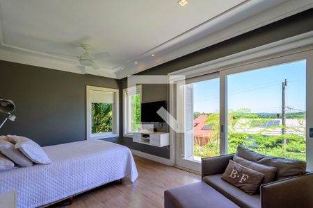 Suíte de casa de condomínio à venda com 3 quartos, 280m² em Aberta dos Morros, Porto Alegre