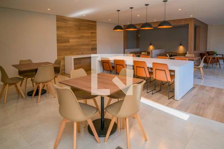 Apartamento para alugar com 36m², 2 quartos e 1 vagaÁrea comum - Salão de festas