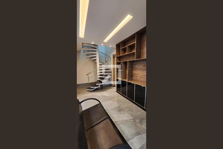 Detalhe Sala de apartamento para alugar com 2 quartos, 96m² em Boqueirão, Santos