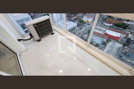 Varanda da Sala de apartamento para alugar com 2 quartos, 96m² em Boqueirão, Santos