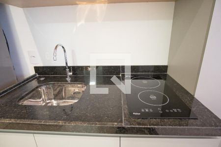 Cozinha de kitnet/studio para alugar com 1 quarto, 27m² em Vila Buarque, São Paulo