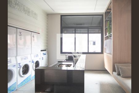 Studio para alugar com 27m², 1 quarto e sem vaga Studio para alugar com 27m², 1 quarto e sem vagaLavanderia