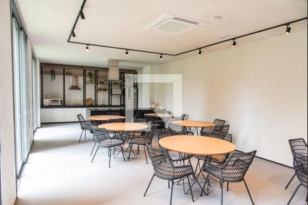 Studio à venda com 37m², 1 quarto e sem vagaÁrea comum -Salão gourmet