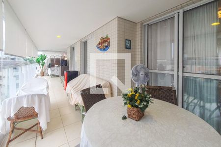 Varanda de apartamento para alugar com 3 quartos, 111m² em Enseada, Guarujá