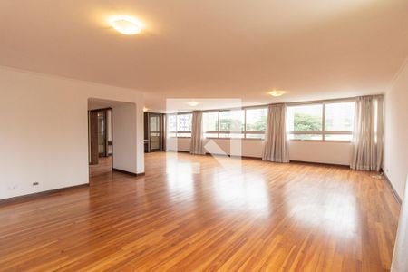Sala de TV de apartamento para alugar com 4 quartos, 388m² em Batel, Curitiba