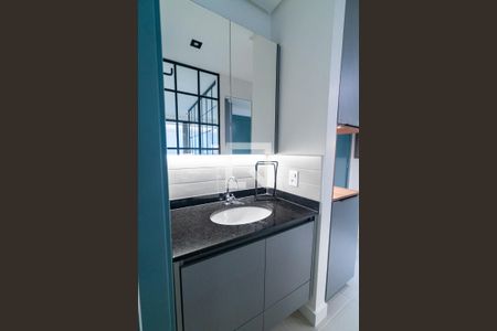 Banheiro de kitnet/studio para alugar com 1 quarto, 37m² em Vila Monte Alegre, São Paulo