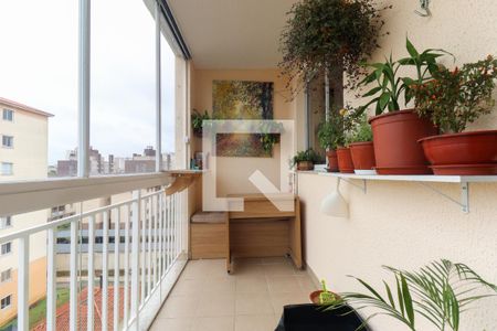 Varanda gourmet de apartamento para alugar com 2 quartos, 54m² em Capão Raso, Curitiba