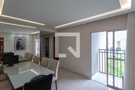 Sala de apartamento para alugar com 3 quartos, 66m² em Acaiaca, Belo Horizonte