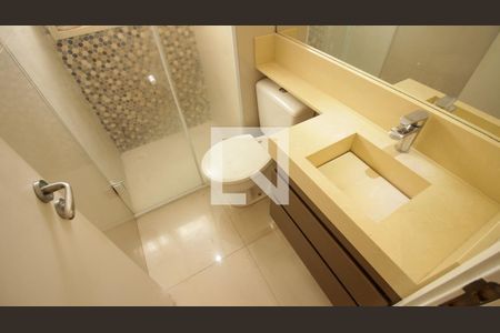 Banheiro da Suíte  de apartamento à venda com 2 quartos, 59m² em Vila Prudente, São Paulo