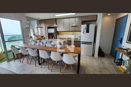 Cozinha de apartamento para alugar com 2 quartos, 93m² em José Menino, Santos