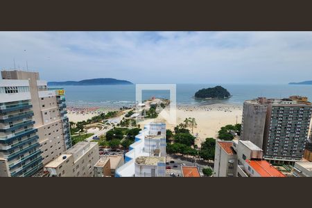 Vista da Varanda de apartamento para alugar com 2 quartos, 93m² em José Menino, Santos