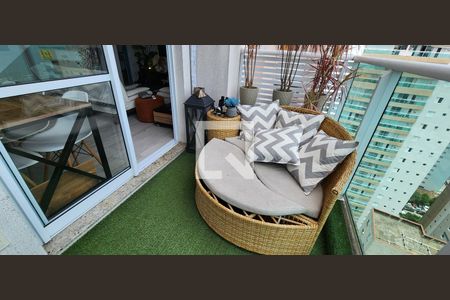 Varanda da Sala de apartamento para alugar com 2 quartos, 93m² em José Menino, Santos