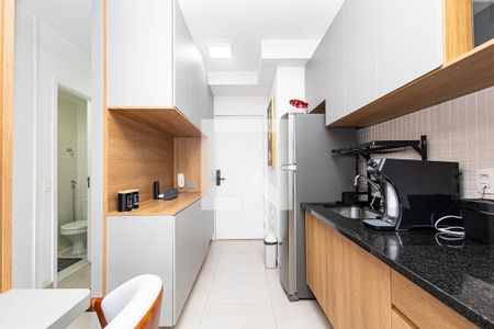 Cozinha de kitnet/studio à venda com 1 quarto, 35m² em Consolação, São Paulo