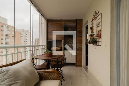 Varanda da Sala de apartamento à venda com 3 quartos, 107m² em Jardim Wanda, Taboão da Serra