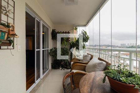 Varanda da Sala de apartamento à venda com 3 quartos, 107m² em Jardim Wanda, Taboão da Serra