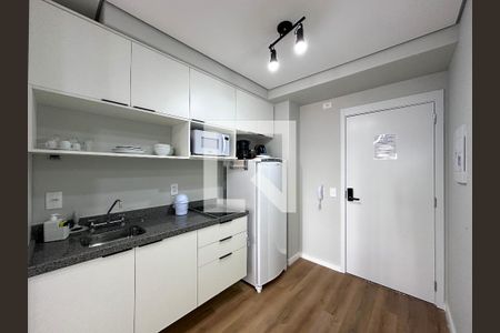 Studio para alugar com 25m², 1 quarto e sem vagaStudio - Cozinha
