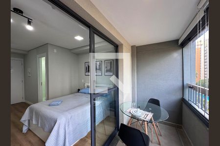 Studio para alugar com 25m², 1 quarto e sem vagaSacada